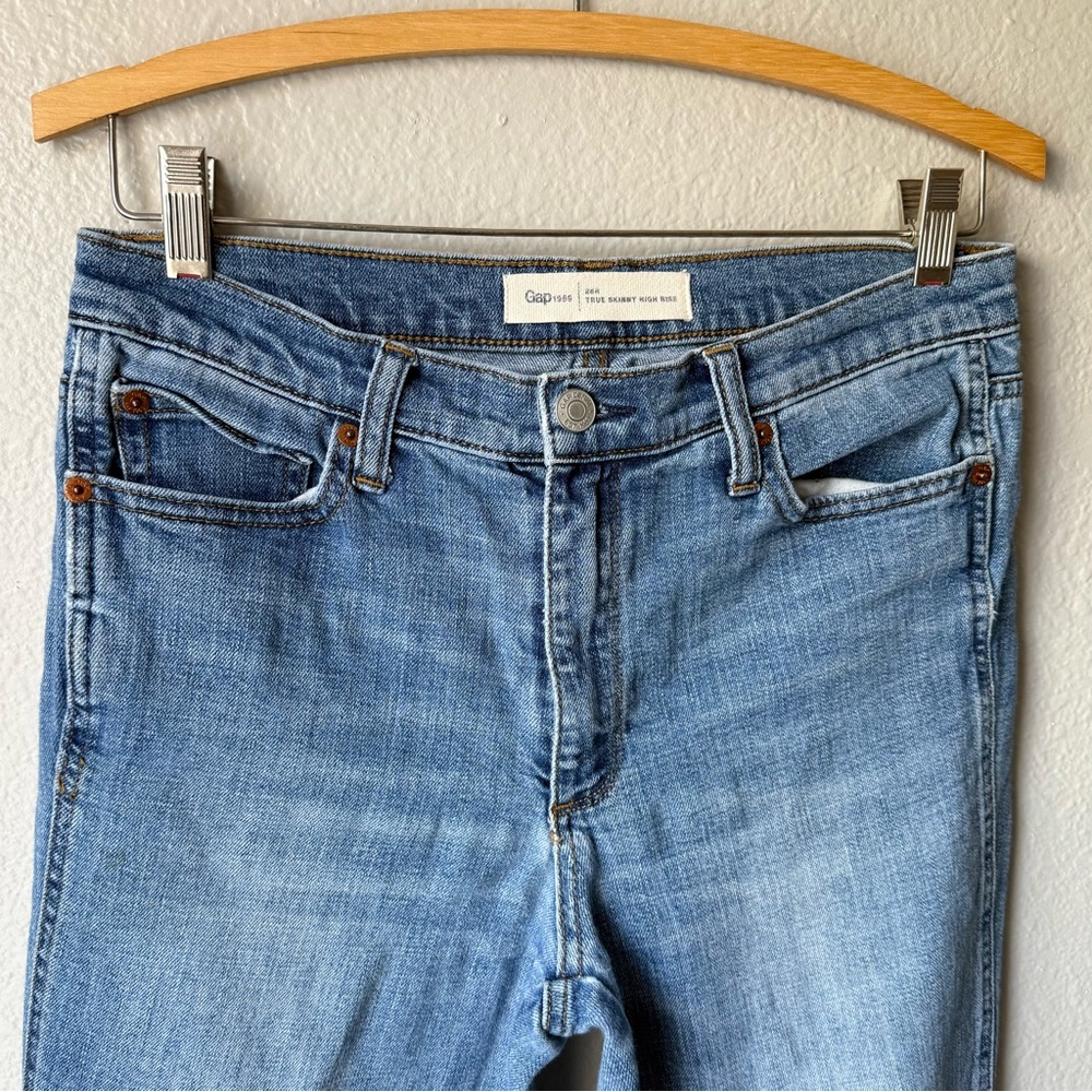 GAP Women's Denim True Skinny Jeans - Light Blue